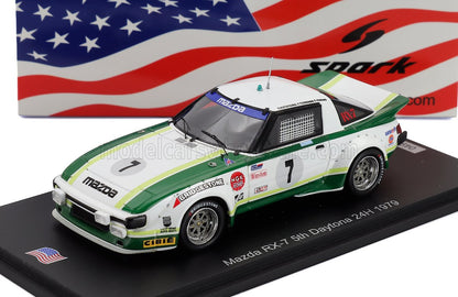 MAZDA - RX-7 N 7 24h DAYTONA 1979 YOSHIMI KATAYAMA - YOJIRO TERADA - TAKASHI YORINO - WHITE GREEN
