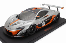 McLAREN - P1 GTR PEBBLE BEACH 2015 - AVEC VITRINE - GRIS ORANGE