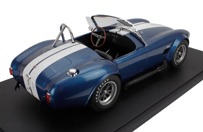 FORD USA - SHELBY COBRA 427 S/C SPIDER OPEN 1967 - CON VETRINA - WITH SHOWCASE - BLUE WHITE