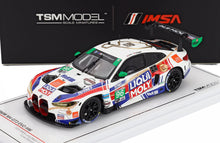 BMW - 4-SERIES M4 GT3 EVO TEAM TURNER MOTORSPORT N 96 IMSA LONG BEACH GP 2025 ROBBY FOLEY - PATRICK GALLAGHER - WHITE BLUE RED