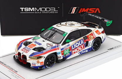 BMW - 4-SERIES M4 GT3 EVO TEAM TURNER MOTORSPORT N 96 IMSA LONG BEACH GP 2025 ROBBY FOLEY - PATRICK GALLAGHER - WHITE BLUE RED
