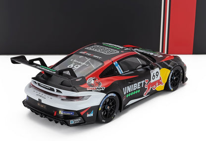 PORSCHE - 911 992 GT3 CUP TEAM NATIONALE AUTOCLUB EXCELSIOR N 69 WINNER PORSCHE CUP ZOLDER 2024 KALLE ROVANPERA - BLACK