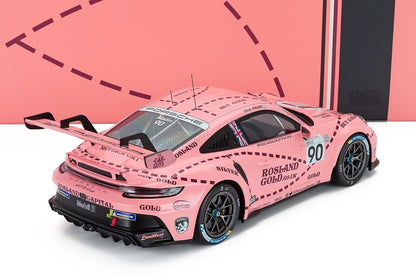 PORSCHE - 911 992 GT3 CUP COUPE N 90 3rd BRANDS HATCH PORSCHE CUP GB 2023 JOSH MALIN - PINK