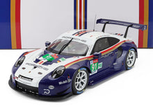 PORSCHE - 911 991 RSR PORSCHE GT TEAM N.º 91, 2.º puesto en LMGTE PRO, 24 Horas de Le Mans 2018: Richard Lietz - Gianmaria Bruni - Frederic Makowiecki - Azul y blanco
