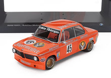 BMW - 2002 TEAM SCHLUTER MOTORSPORT JAGERMEISTER N 45 DRM NORISRING 1974 HELMUT KELLENERS - ORANGE - Vroomi