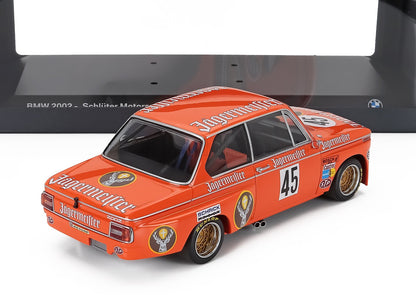 BMW - 2002 TEAM SCHLUTER MOTORSPORT JAGERMEISTER N 45 DRM NORISRING 1974 HELMUT KELLENERS - ORANGE - Vroomi