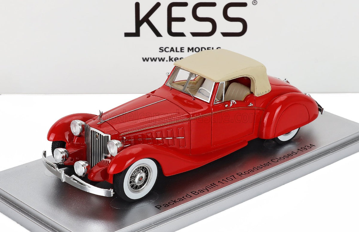 Packard Bayliff 1107 Roadster Closed 1934 1:43 scale model car by KESS-MODEL — Vroomi
