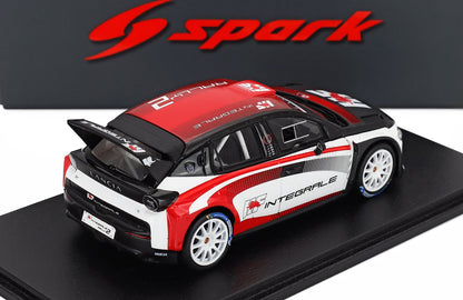 LANCIA - YPSILON RALLY2 PRESENTATION 2025 - WHITE BLACK RED