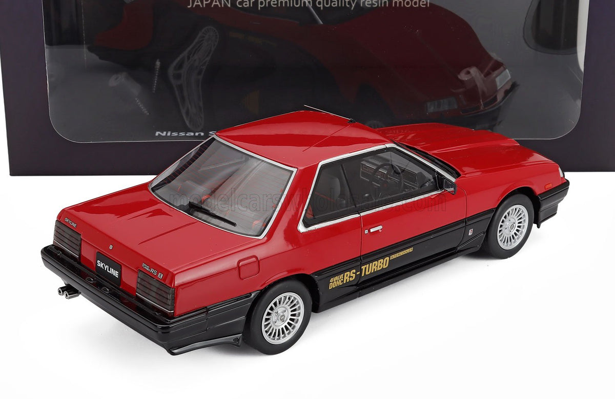 NISSAN - SKYLINE 2000 TURBO RS-X (R30) 1981 - RED GREY - rear three-quarter view