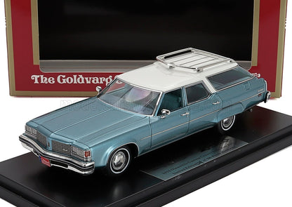OLDSMOBILE - CUSTOM CRUISER SW STATION WAGON 1976 - LIGHT BLUE WHITE
