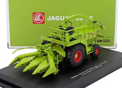 CLAAS - JAGUAR 80 WITH CORN HEADER - LIGHT GREEN
