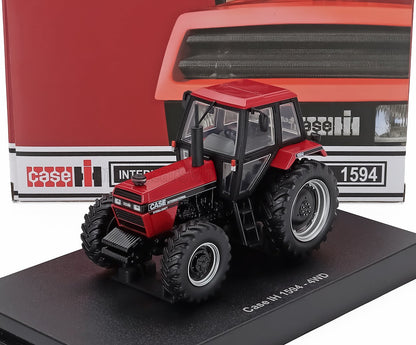 CASE-IH - Tractor 4x4 1594 de 1986 - Rojo y negro. Maqueta de coche en Vroomi
