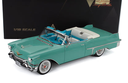 Cadillac Series 62 Cabriolet Open 1957 Vert Clair Stamp Models 1:18