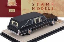 Cadillac Superior Coche Fúnebre 1980 Negro Stamp Models 1:43