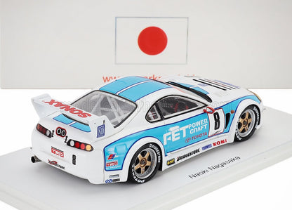 TOYOTA - SUPRA TEAM FET SPORTS N 8 JGTC SEASON 1995 NAOKI NAGASAKA - WHITE LIGHT BLUE