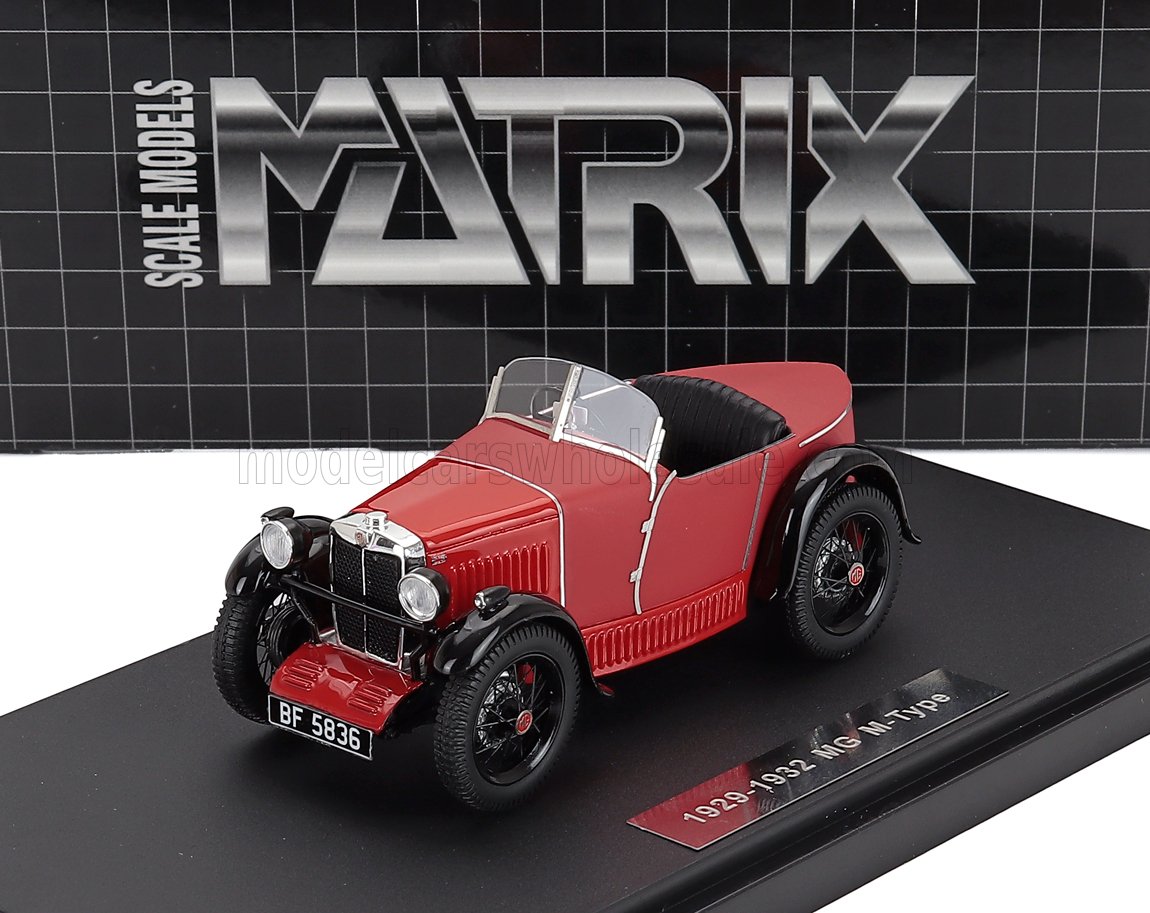 MG M-Type 1932 Red Matrix Scale Models 1:43 scale model