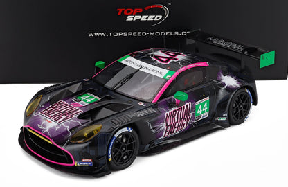ASTON MARTIN - VANTAGE AMR GT3 EVO 4.0L TURBO V8 TEAM MAGNUS RACING N 44 2025 6h IMSA WATKINS GLEN 2025 JOHN POTTER - SPENCER PUMPELLY - MARCO SORENSEN - BLACK PINK