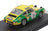 Voiture miniature Porsche 911 S verte et jaune avec décalcomanies de course, présentée chez Vroomi