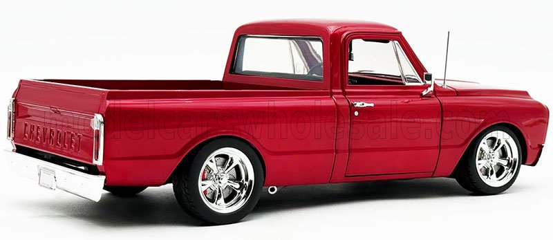 CHEVROLET - C-10 PICK-UP CUSTOM 1967 - ROSSO - Vroomi