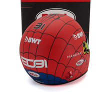BELL HELMET - CASCO HELMET F1 A522 TEAM ALPINE BWT N 31 USA GP 2022 ESTEBAN OCON - SPIDER-MAN LIVERY TRIBUTE - RED BLUE BLACK