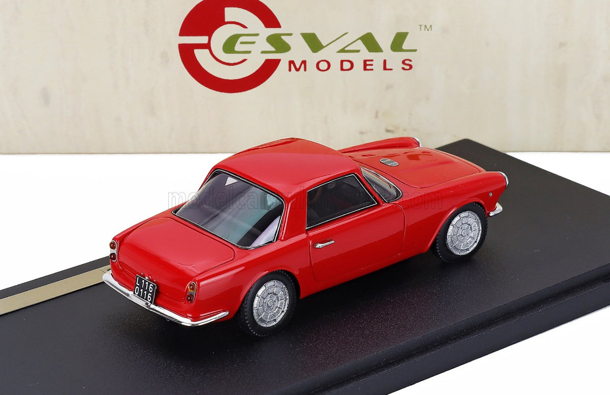 OSCA 1600 Coupé Fissore 1961 Red Esval Model 1:43 scale model - image 2