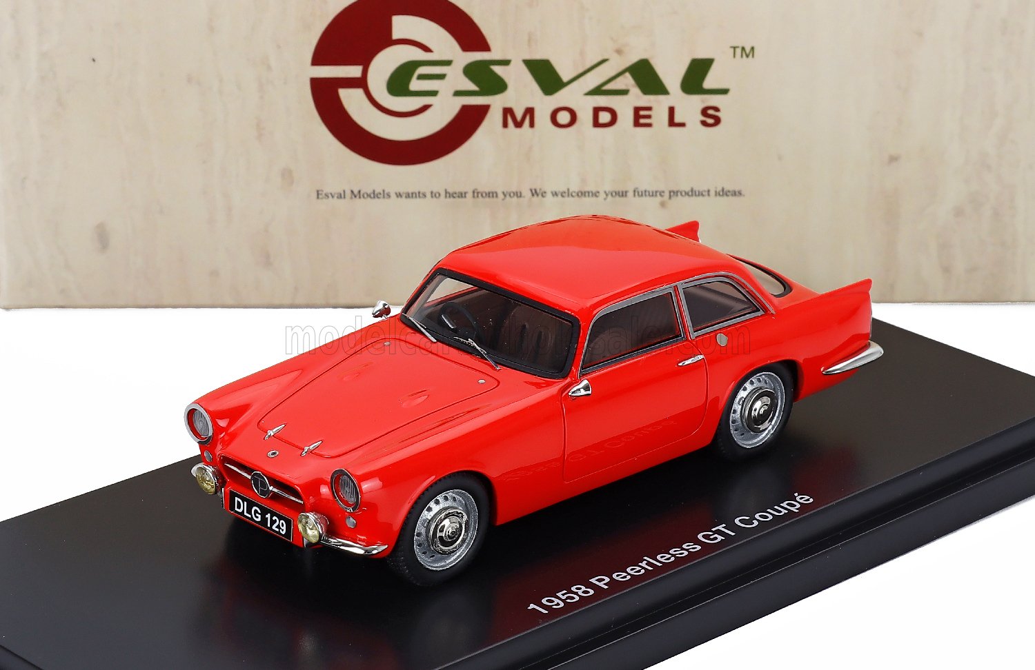 Peerless GT Coupé 1958 Red Esval Models 1:43 scale model