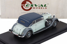 MERCEDES BENZ - 290 W18 D PASSO LUNGO CABRIOLET CERRADO 1933 - GRIS EN DOS TONOS