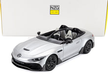 MERCEDES BENZ - CLASE SL AMG 4.0 L V8 BITURBO 585 CV PureSpeed SPIDER DESCAPOTABLE 2025 - PLATA Maqueta de coche en Vroomi