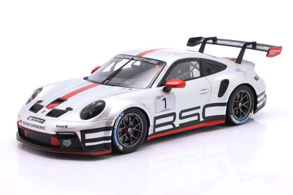 PORSCHE - 911 992 GT3 CUP TRACK EXPERIENCE N 1 COUPE 2023 - SILVER RED - Vroomi