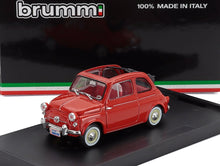 FIAT - 500 AMERICA APERTA OPEN 1958 - ROSSO