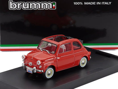 FIAT - 500 AMERICA APERTA OPEN 1958 - ROSSO