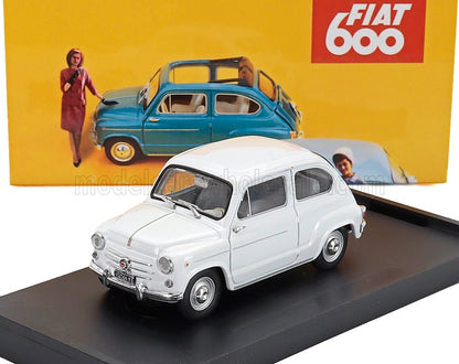FIAT - 600D BERLINA 1960 - BIANCO - WHITE