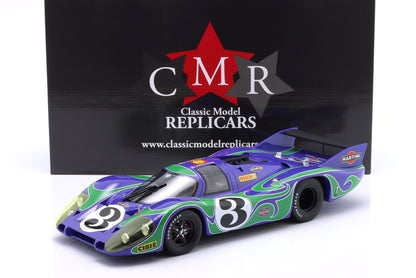 PORSCHE - 917LH 4.5L TEAM MARTINI RACING INTERNATIONAL N 3 2nd 24h LE MANS 1970 GERARD LARROUSSE - WILLI KAUHSEN - BLUE GREEN