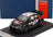 Voiture miniature Toyota Yaris Rally1 Hybrid par MINIparts, présentée sur socle de collection Vroomi