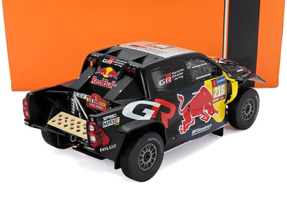 TOYOTA - GR DKR HILUX TEAM TOYOTA GAZOO RACING N 216 RALLY DAKAR 2024 SETH QUINTERO - DENNIS ZENZ - BLACK YELLOW RED