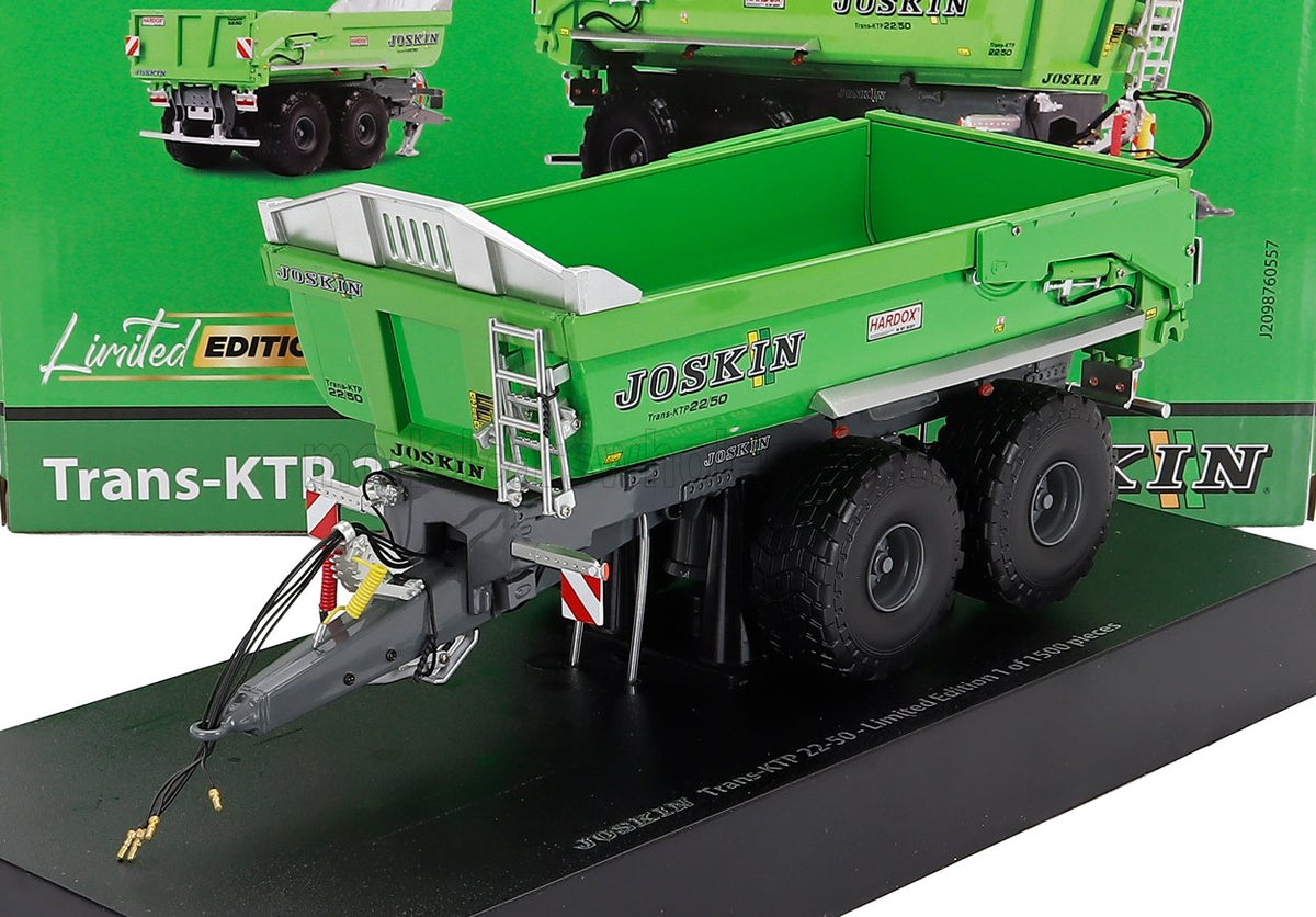 Joskin Trailer Trans-KTP 22-50 2-Axle 2010 Green Universal Hobbies 1:32 scale model