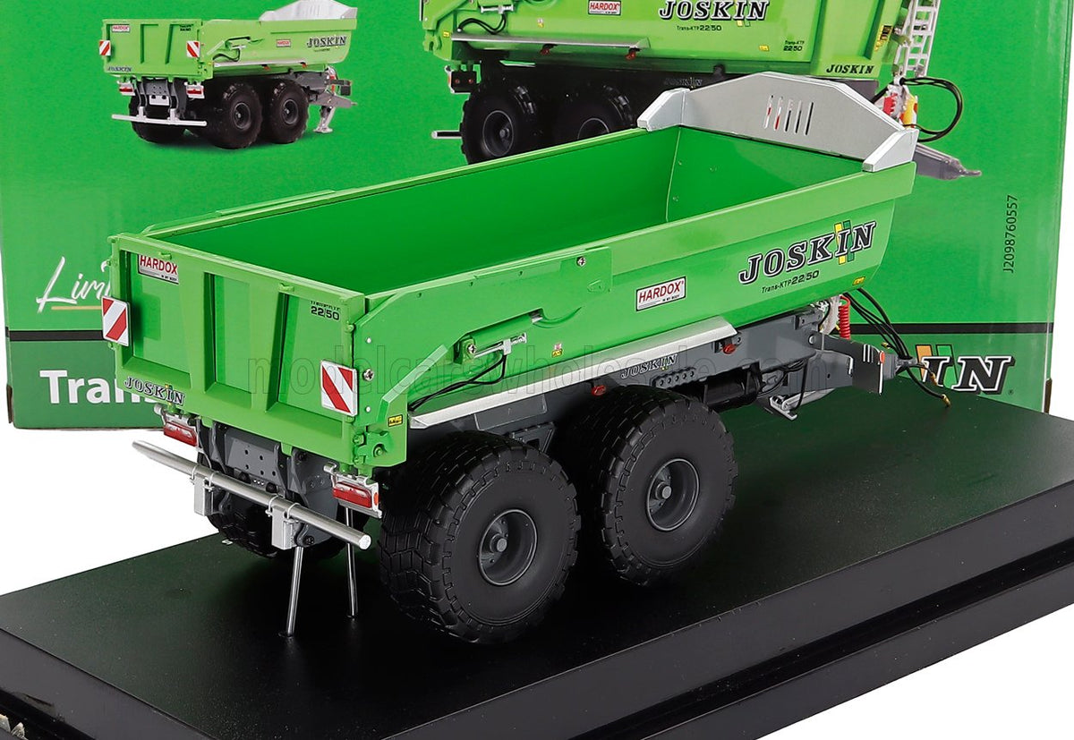 Joskin Trailer Trans-KTP 22-50 2-Axle 2010 Green Universal Hobbies 1:32 scale model - image 2