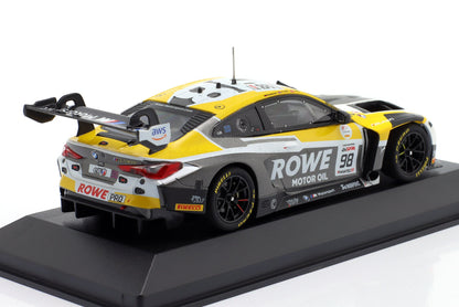 BMW - 4-SERIES M4 GT3 TEAM ROWE RACING N 98 WINNER 24h SPA 2023 PHILIPP ENG - MARCO WITTMANN - NICK YELLOLY - WHITE GREY YELLOW