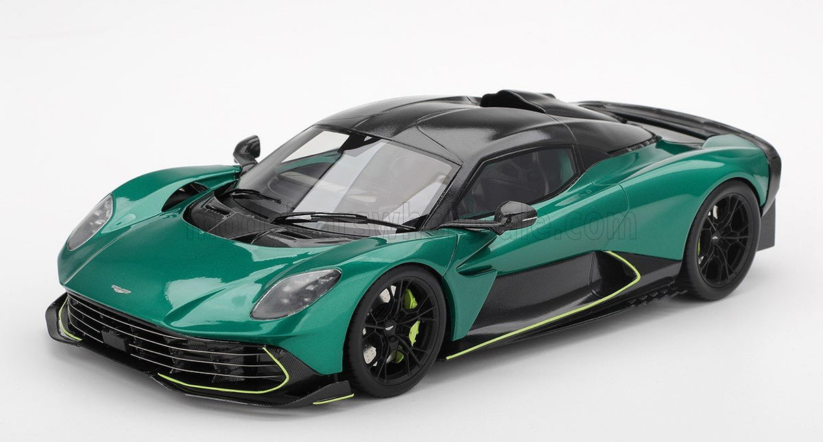Aston Martin Valhalla Concept 2021 Green Black TrueScale 1:18 - front three-quarter view