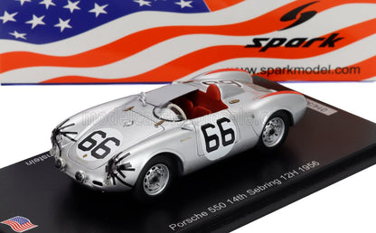 Porsche 550 Spider 1956 1:43 scale model car by SPARK MODEL — Vroomi