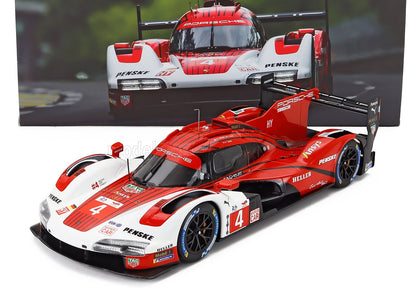 PORSCHE - 963 9RD 4.6L TURBO V8 TEAM PORSCHE PENSKE MOTORSPORT N 4 24h LE MANS 2024 MATHIEU JAMINET - FELIPE NASR - NICK TANDY - RED WHITE BLACK Scale model car on Vroomi