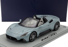 MASERATI - MC20 CIELO SPIDER 2022 - CON VETRINA - CON VETRINA - ACQUAMARINA - AZZURRO METALLIZZATO