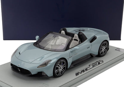 MASERATI - MC20 CIELO SPIDER 2022 - CON VETRINA - CON VETRINA - ACQUAMARINA - AZZURRO METALLIZZATO