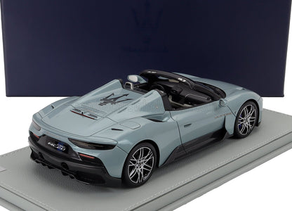 MASERATI - MC20 CIELO SPIDER 2022 - CON VETRINA - CON VETRINA - ACQUAMARINA - AZZURRO METALLIZZATO