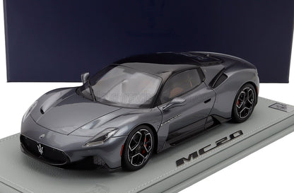 MASERATI - MC20 TETTO NERO LUCIDO 2020 - CON VETRINA - CON VETRINA - GRIGIO MISTERO - GRIGIO METALLIZZATO E NERO
