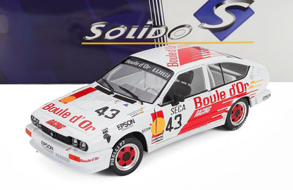 ALFA ROMEO - ALFETTA GTV6 N 43 24h SPA 1985 BERNARD DE DRYVER - FRANCOIS XAVIER BOUCHER - LOUDWIG BOUCHER - WHITE ORANGE