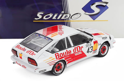 ALFA ROMEO - ALFETTA GTV6 N 43 24h SPA 1985 BERNARD DE DRYVER - FRANCOIS XAVIER BOUCHER - LOUDWIG BOUCHER - WHITE ORANGE