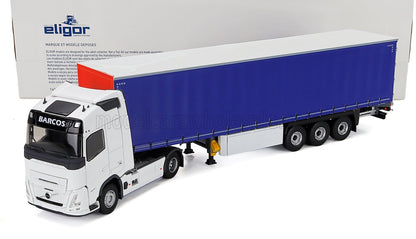 VOLVO - FH AERO TRUCK TELONATO BARCOS TRANSPORTS 2024 - WHITE BLUE