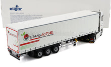 SCANIA - CAMIÓN S500 TELONATO TRANSACTUEL TRANSPORTS 2021 - BLANCO Maqueta de coche en Vroomi