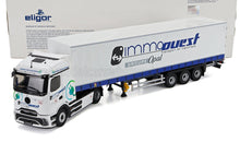 MERCEDES BENZ - E-ACTROS 600 CAMIÓN TELONATO IMMO OUEST 2025 - BLANCO Maqueta de coche en Vroomi